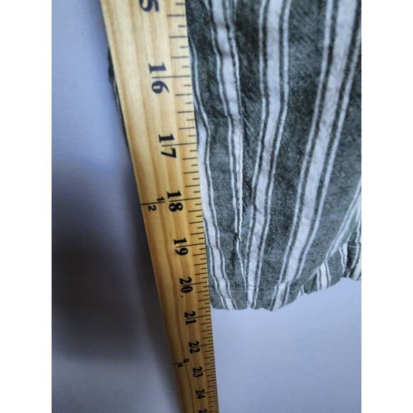 Urban Outfitters BDG Lantern Crop Linen Blend beach pants sz M elastic beach - Picture 8 of 8